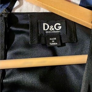 D&G Midnight Black Midi Dress